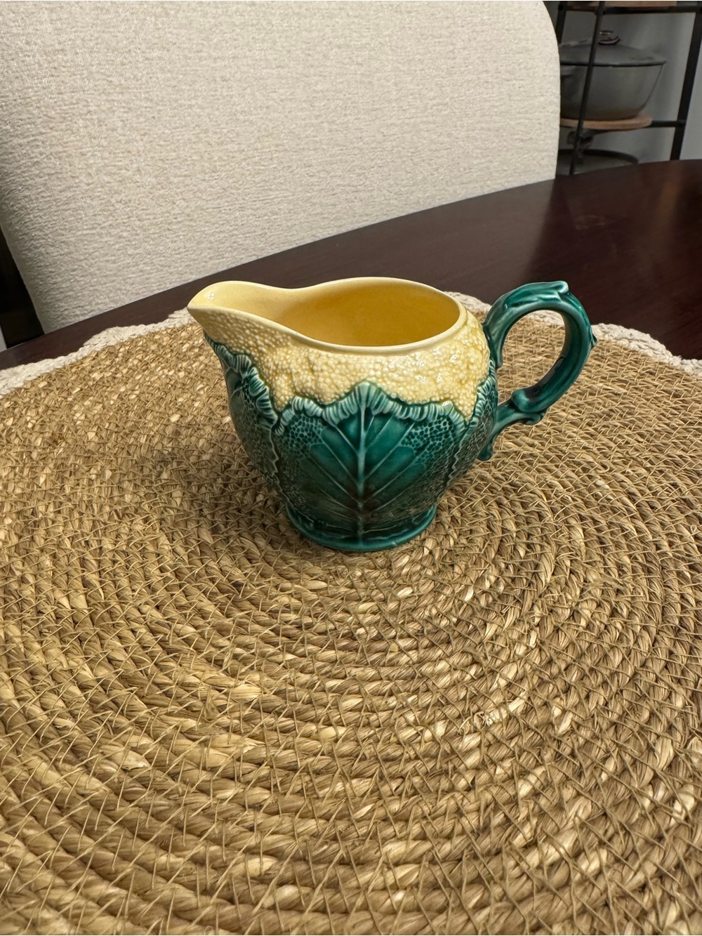 Wedgwood Majolica Cauliflower Creamer